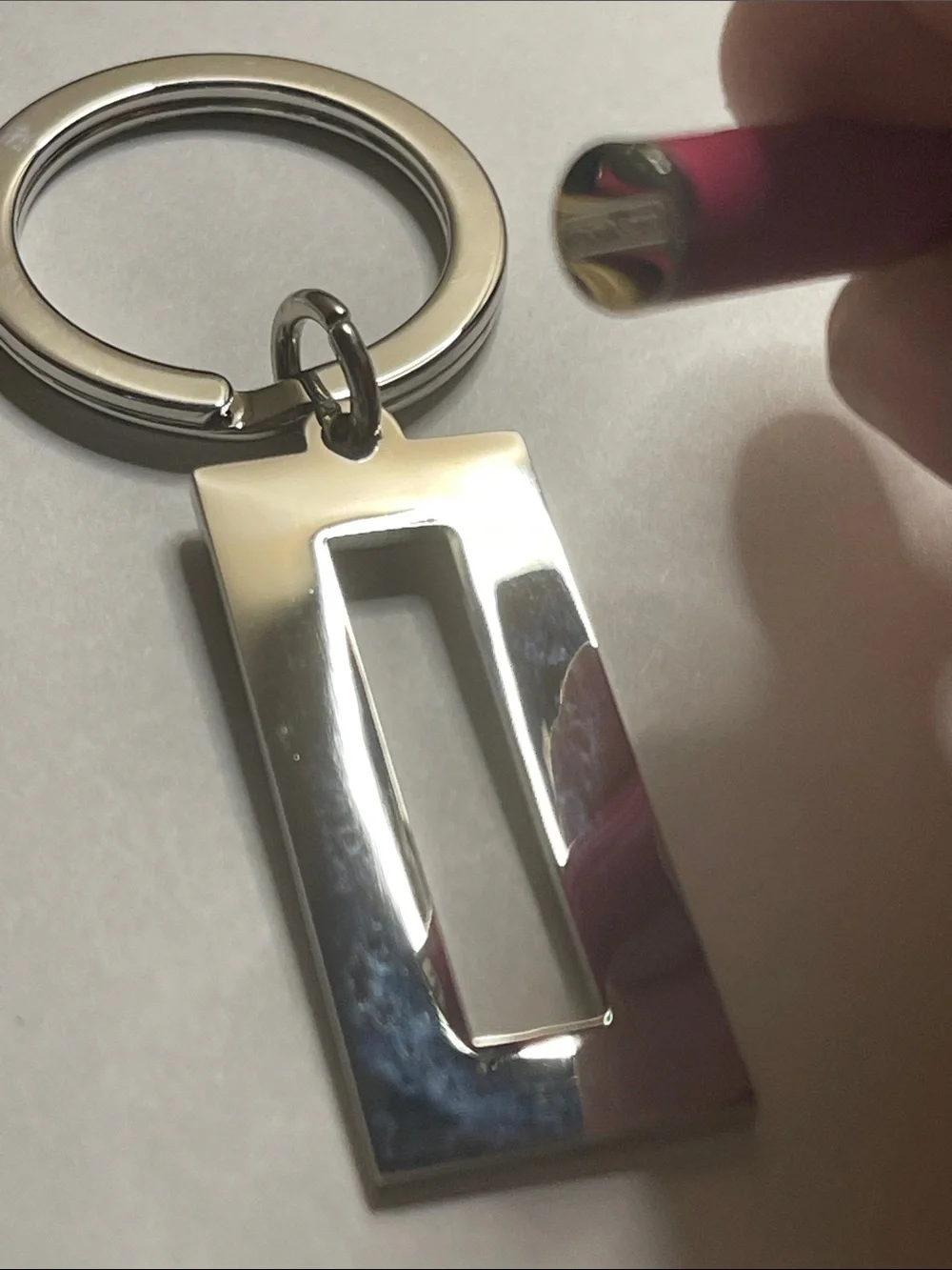 Coach Pink Keychain and Matching Pink Coach Pen Set
